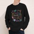 Retro Occupational Therapy Doodle Back To School Costume Youth Long Sleeve Tee Retro Occupational Therapy Doodle Back To School Costume Youth Long Sleeve Tee