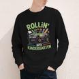 Rollin Into Kindergarten Monster Truck Back To School Youth Long Sleeve Tee Rollin Into Kindergarten Monster Truck Back To School Youth Long Sleeve Tee