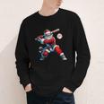 Santa Baseball Six Seven 6 7 Meme Christmas Men Boys Player Youth Long Sleeve Tee Santa Baseball Six Seven 6 7 Meme Christmas Men Boys Player Youth Long Sleeve Tee