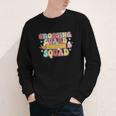 School Crossing Guard Retro Back To School Cool Appreciation Youth Long Sleeve Tee