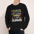 School Custodian Of Tiny Humans Back To School Janitor Youth Long Sleeve Tee School Custodian Of Tiny Humans Back To School Janitor Youth Long Sleeve Tee