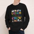 School Lunch Hero Squad Crew Back To School Women Men Youth Long Sleeve Tee School Lunch Hero Squad Crew Back To School Women Men Youth Long Sleeve Tee