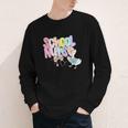 School Nurse Back To School Silly School Nurse Goose Youth Long Sleeve Tee