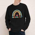School SLP Rainbow Pencil Back To School Appreciation Youth Long Sleeve Tee School SLP Rainbow Pencil Back To School Appreciation Youth Long Sleeve Tee