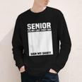 Senior 2026 Last First Day Senior Back To School Sign My Youth Long Sleeve Tee