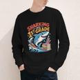 Sharking Into 1st Grade Back To School Shark Youth Long Sleeve Tee Sharking Into 1st Grade Back To School Shark Youth Long Sleeve Tee