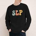 SLP Groovy Women Appreciation Day Hello Back To School Youth Long Sleeve Tee SLP Groovy Women Appreciation Day Hello Back To School Youth Long Sleeve Tee