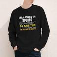 Sports Management Major For Back To School Youth Long Sleeve Tee