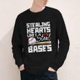 Stealing Hearts Like I Steal Bases Baseball Valentines Youth Long Sleeve Tee Stealing Hearts Like I Steal Bases Baseball Valentines Youth Long Sleeve Tee