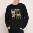 Straight Outta Seventh Grade Graduation Fun Back To School Youth Long Sleeve Tee Straight Outta Seventh Grade Graduation Fun Back To School Youth Long Sleeve Tee