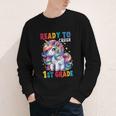 Student Unicorn Ready Back To School Crush 1st Grade Girls Youth Long Sleeve Tee Student Unicorn Ready Back To School Crush 1st Grade Girls Youth Long Sleeve Tee