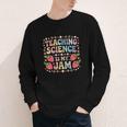 Teaching Science Is My Jam Retro Back To School Strawberry Youth Long Sleeve Tee