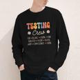 Testing Crew Appreciation Week Back To School Youth Long Sleeve Tee Testing Crew Appreciation Week Back To School Youth Long Sleeve Tee