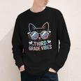 Third 3rd Grade Vibes Back To School Cute Cat Cute For Girls Youth Long Sleeve Tee Third 3rd Grade Vibes Back To School Cute Cat Cute For Girls Youth Long Sleeve Tee