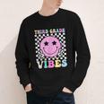 Third Grade Vibes Groovy Back To School 3rd Grade Girls Kids Youth Long Sleeve Tee
