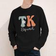 TK Squad Groovy Women Appreciation Day Hello Back To School Youth Long Sleeve Tee TK Squad Groovy Women Appreciation Day Hello Back To School Youth Long Sleeve Tee
