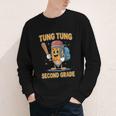 Tung Tung Sahur 2nd Grade Italian Brainrot Back To School Youth Long Sleeve Tee Tung Tung Sahur 2nd Grade Italian Brainrot Back To School Youth Long Sleeve Tee