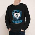 Type 1 Warrior Diabetes Awareness Baseball Enthusiasts Youth Long Sleeve Tee Type 1 Warrior Diabetes Awareness Baseball Enthusiasts Youth Long Sleeve Tee