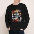 Watch Out First Grade Here I Come Back To School Learner Youth Long Sleeve Tee Watch Out First Grade Here I Come Back To School Learner Youth Long Sleeve Tee