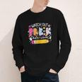 Watch Out Pre-K Here I Come Back To School Boy Girl Kids Youth Long Sleeve Tee Watch Out Pre-K Here I Come Back To School Boy Girl Kids Youth Long Sleeve Tee