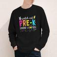 Watch Out Pre-K Here I Come Back To School Boys Girls Kids Youth Long Sleeve Tee Watch Out Pre-K Here I Come Back To School Boys Girls Kids Youth Long Sleeve Tee