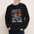 Watch Out Pre-K Here I Come Monster Truck Back To School Youth Long Sleeve Tee