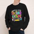 Watch Out Second Grade Here I Come Back To School Boys Girls Youth Long Sleeve Tee