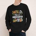 Wild About Kindergarten Back To School Jungle Theme Class Youth Long Sleeve Tee Wild About Kindergarten Back To School Jungle Theme Class Youth Long Sleeve Tee