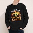 Wild About Second Grade Zoo Animals Back To School Safari Youth Long Sleeve Tee