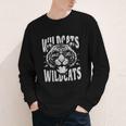 Wildcats School Sports Fan Team Spirit Back To School Youth Long Sleeve Tee