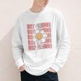 70s Groovy 1st Grade Back To School First Day Of First Grade Youth Long Sleeve Tee 70s Groovy 1st Grade Back To School First Day Of First Grade Youth Long Sleeve Tee