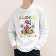 Aloha Fourth Grade Flamingo Hawaii Back To School Kids Girl Premium Tri-Blend Youth Long Sleeve Tee Aloha Fourth Grade Flamingo Hawaii Back To School Kids Girl Premium Tri-Blend Youth Long Sleeve Tee