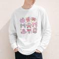 Back To School Coquette Bow Pencil School Students Girls Youth Long Sleeve Tee Back To School Coquette Bow Pencil School Students Girls Youth Long Sleeve Tee