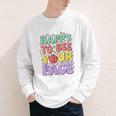 Back To School First Day Of School Happy To See Your Face Youth Long Sleeve Tee Back To School First Day Of School Happy To See Your Face Youth Long Sleeve Tee