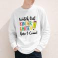 Back To School Kids Watch Out Kindergarten Here I Come Youth Long Sleeve Tee