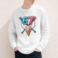 Baseball Ice Cream Drip 67 Six Seven Gen Alpha Slang Meme Youth Long Sleeve Tee Baseball Ice Cream Drip 67 Six Seven Gen Alpha Slang Meme Youth Long Sleeve Tee