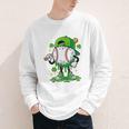Boys St Patrick’s Day Baseball Drip Ice Cream Apparel Youth Youth Long Sleeve Tee
