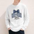 Bulldogs Mascot Team Spirit Sports Fan Back To School Youth Long Sleeve Tee