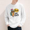 Cool Cartoon Pencil Saying Bruh Back To School Youth Long Sleeve Tee Cool Cartoon Pencil Saying Bruh Back To School Youth Long Sleeve Tee