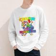 Crush Kindergarten Dabbing Unicorn Back To School Girls Performance Youth Long Sleeve Tee