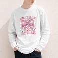 First Day Of 1st Grade Coquette Back To School Girls Kids Youth Long Sleeve Tee First Day Of 1st Grade Coquette Back To School Girls Kids Youth Long Sleeve Tee