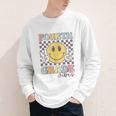 Fourth Grade Vibes Smile Face 4th Grade Team Back To School Youth Long Sleeve Tee