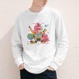 Girls Cute Pink Bows Coquette Aesthetic Back To School Youth Long Sleeve Tee