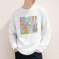 Groovy In My School Secretary Era Back To School Youth Long Sleeve Tee Groovy In My School Secretary Era Back To School Youth Long Sleeve Tee