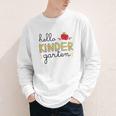 Hello Kindergarten Back To School Cute First Day Kids School Youth Long Sleeve Tee Hello Kindergarten Back To School Cute First Day Kids School Youth Long Sleeve Tee