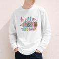 Hello Third Grade Pencil Tie Dye Back To School 3rd Grade Youth Long Sleeve Tee