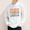 Librarian Retro Find Me At The Library Back To School Youth Long Sleeve Tee Librarian Retro Find Me At The Library Back To School Youth Long Sleeve Tee