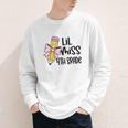 Lil Miss 4th Grade Coquette Bow Pencil Back To School Girls Youth Long Sleeve Tee Lil Miss 4th Grade Coquette Bow Pencil Back To School Girls Youth Long Sleeve Tee