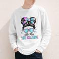 Little Miss 1st Grade Messy Bun Back To School Girls Kids Youth Long Sleeve Tee Little Miss 1st Grade Messy Bun Back To School Girls Kids Youth Long Sleeve Tee