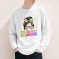 Little Miss Preschool Messy Bun Tie Dye Back To School Girls Youth Long Sleeve Tee Little Miss Preschool Messy Bun Tie Dye Back To School Girls Youth Long Sleeve Tee
